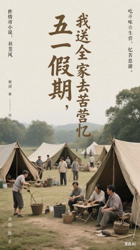 五一假期，我送全家去吃苦营忆苦思甜